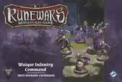 Portada Runewars Miniatures Game: Waiqar Infantry Command – Unit Upgrade Expansion