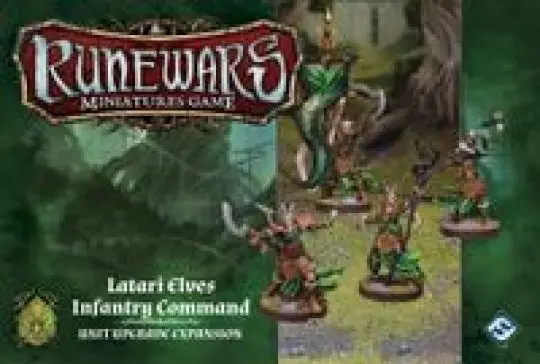 Portada Runewars Miniatures Game: Latari Elves Infantry Command – Unit Upgrade Expansion 