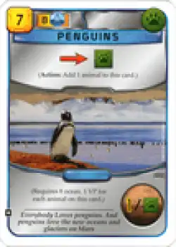 Portada Terraforming Mars: Penguins Promo Card