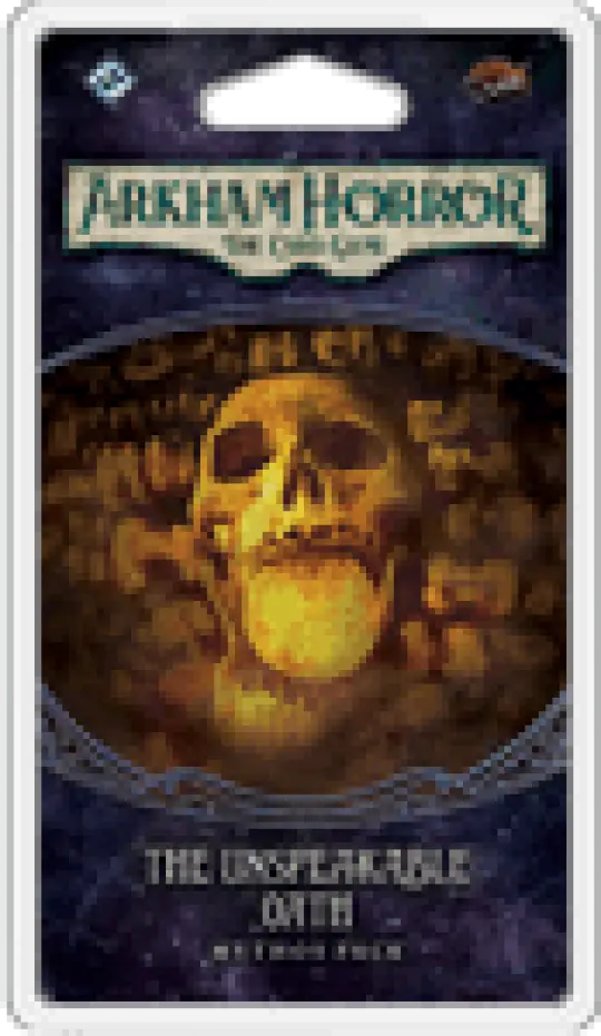 Portada Arkham Horror: The Card Game – The Unspeakable Oath: Mythos Pack