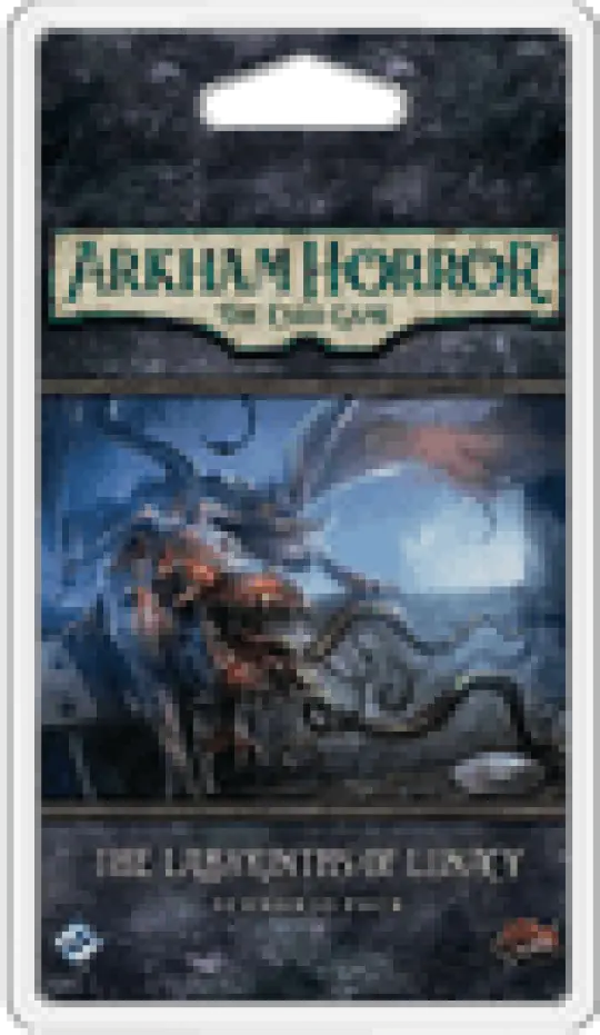 Portada Arkham Horror: The Card Game – The Labyrinths of Lunacy: Scenario Pack